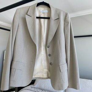 VTG tahari mini houndstooth oversized blazer